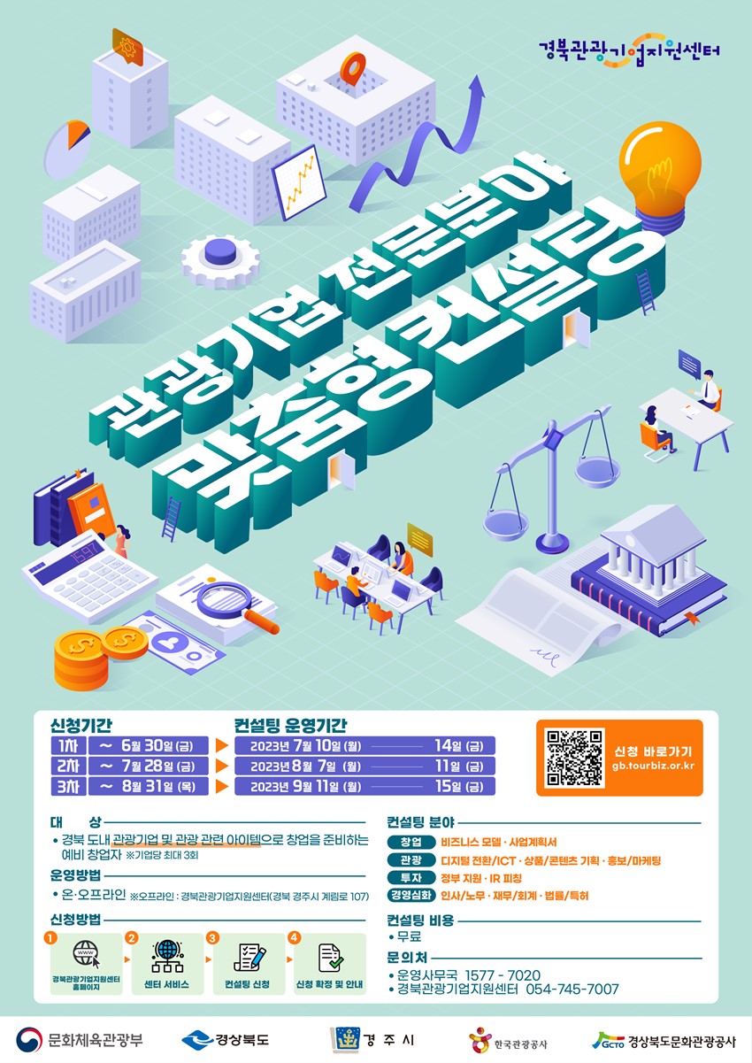 1.관광기업 전문분야 맟춤형 컨설팅 참여 업체 모집 안내